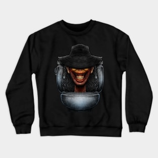 Horror toilet Monster #50 Crewneck Sweatshirt